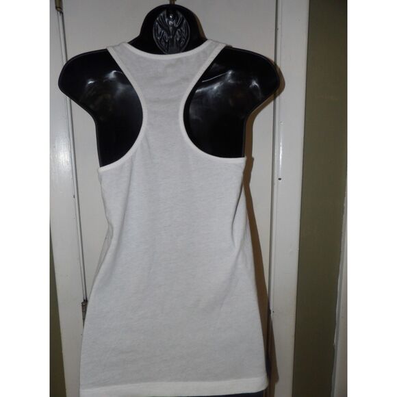 BDG for Urban Outfitters Solid white racerback Tank Top S - Picture 3 of 4